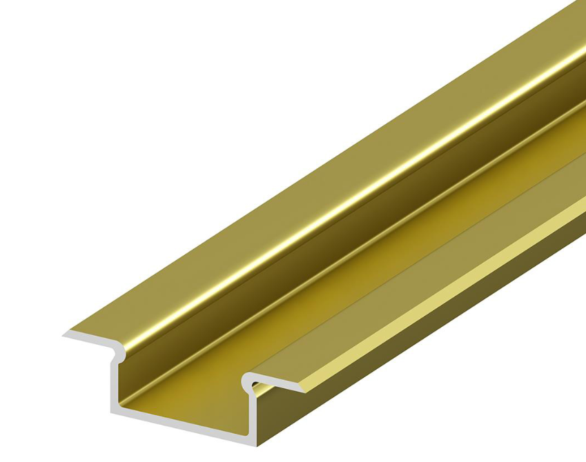 Profile LED P6-2 Aluminiu Aur 2M