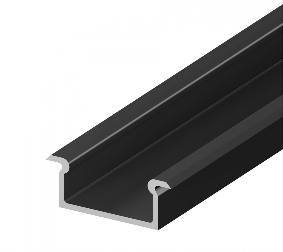 Profile LED P6-5 Aluminiu Negru 2M