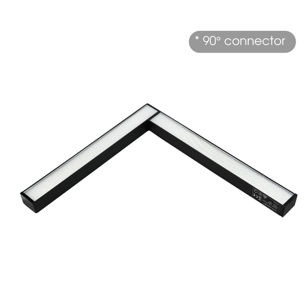 Proiector de colt sina magnetica - Lugano Led - Slim25 ∙ 24W ∙ 4000K ∙ Negru