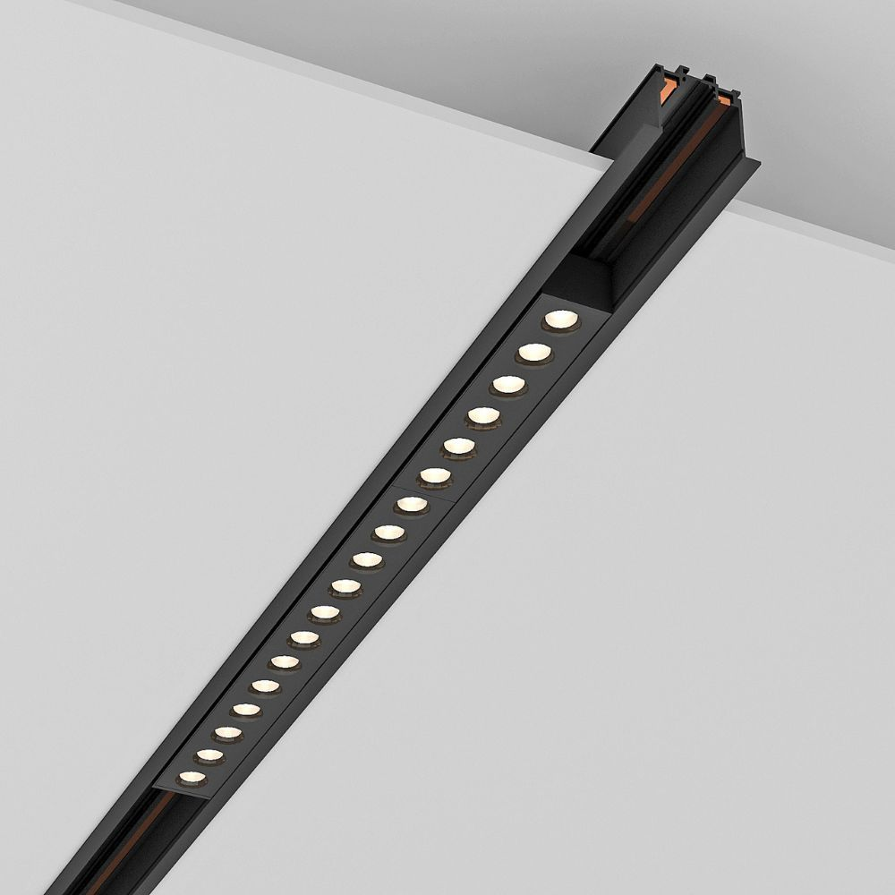 Proiector liniar sina magnetica - Division Led - Slim25 ∙ 18W ∙ 3000K ∙ Negru