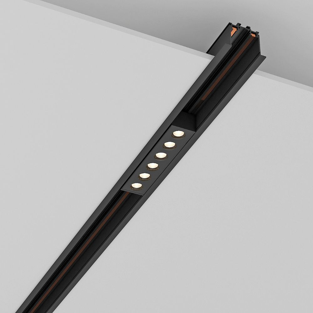 Proiector liniar sina magnetica - Division Led - Slim25 ∙ 6W ∙ 4000K ∙ Negru