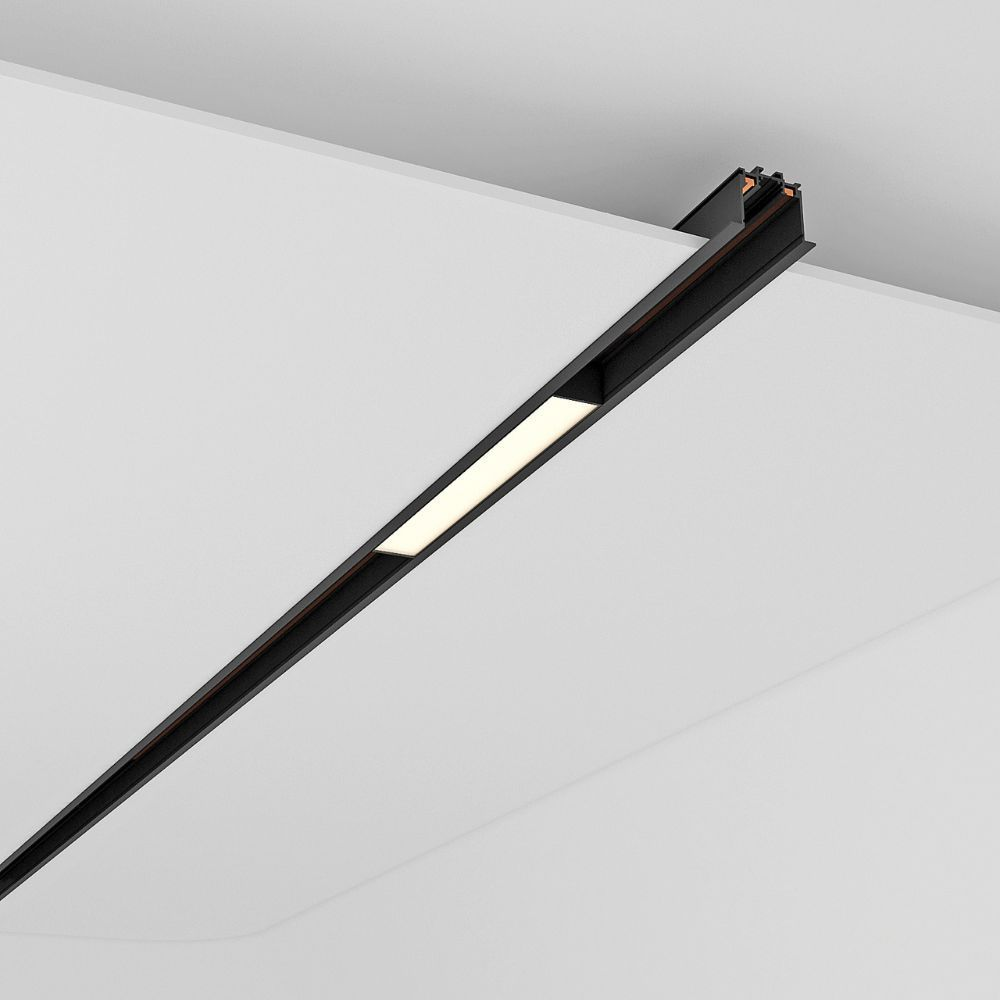 Proiector liniar sina magnetica - Ilusion Led - Slim25 ∙ 12W ∙ 4000K ∙ Negru