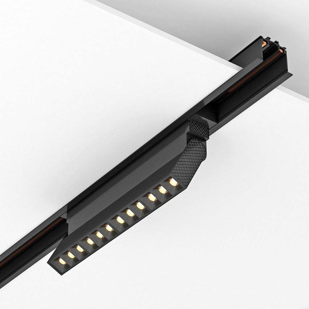 Proiector liniar mobil sina magnetica - Corso Led - Slim25 ∙ 12W ∙ 3000K ∙ Negru