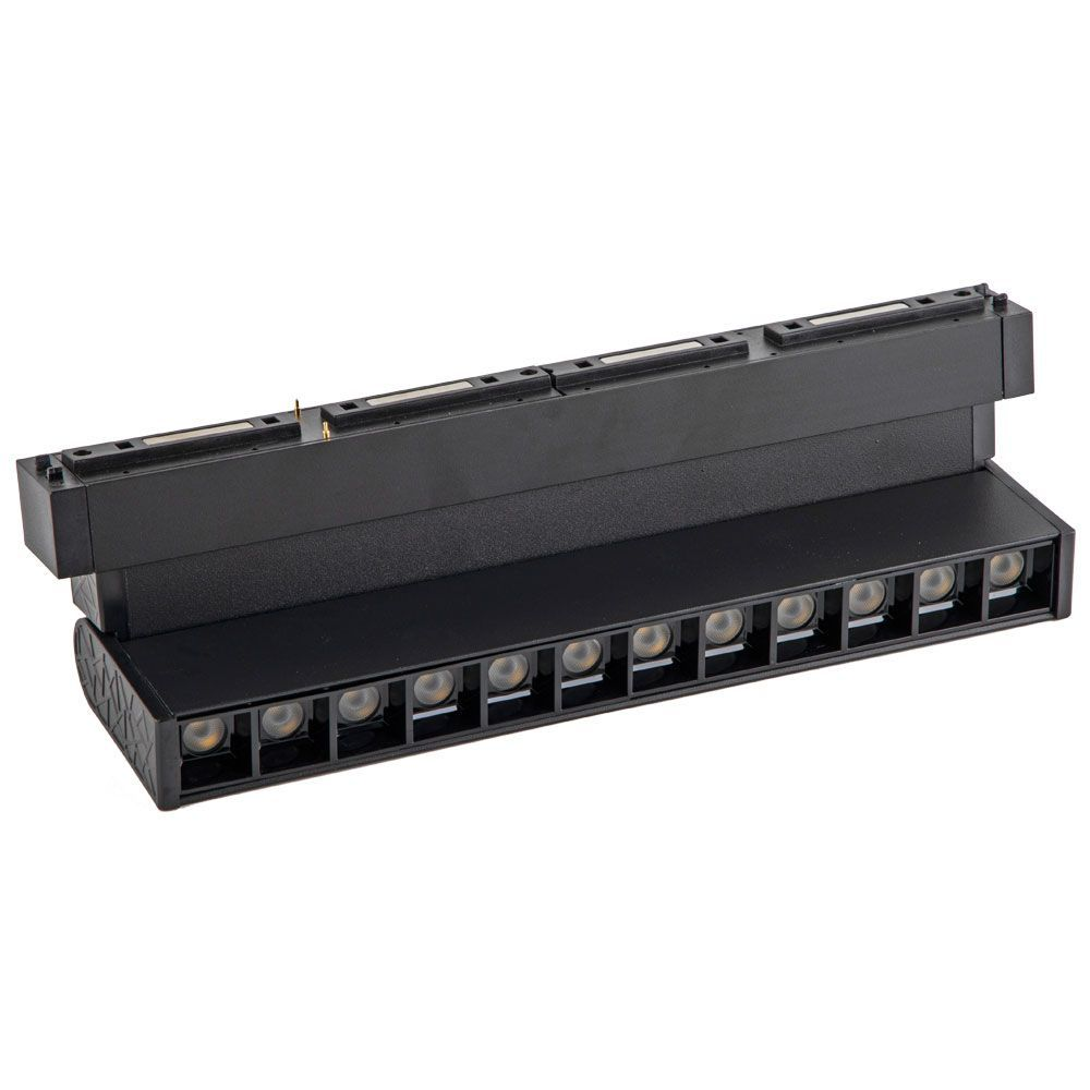 Proiector liniar mobil sina magnetica - Corso Led - Slim25 ∙ 12W ∙ 4000K ∙ Negru