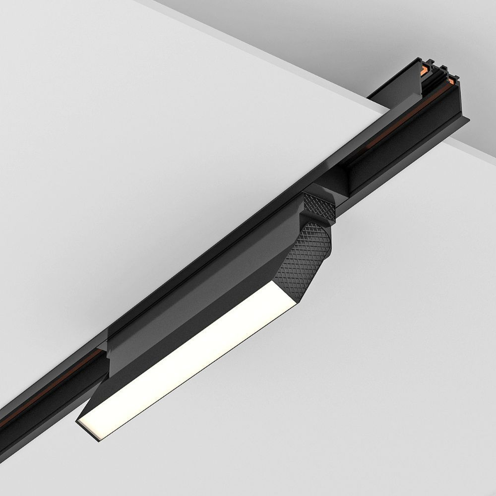 Proiector liniar mobil sina magnetica - Ultimo Led - Slim25 ∙ 12W ∙ 4000K ∙ Negru