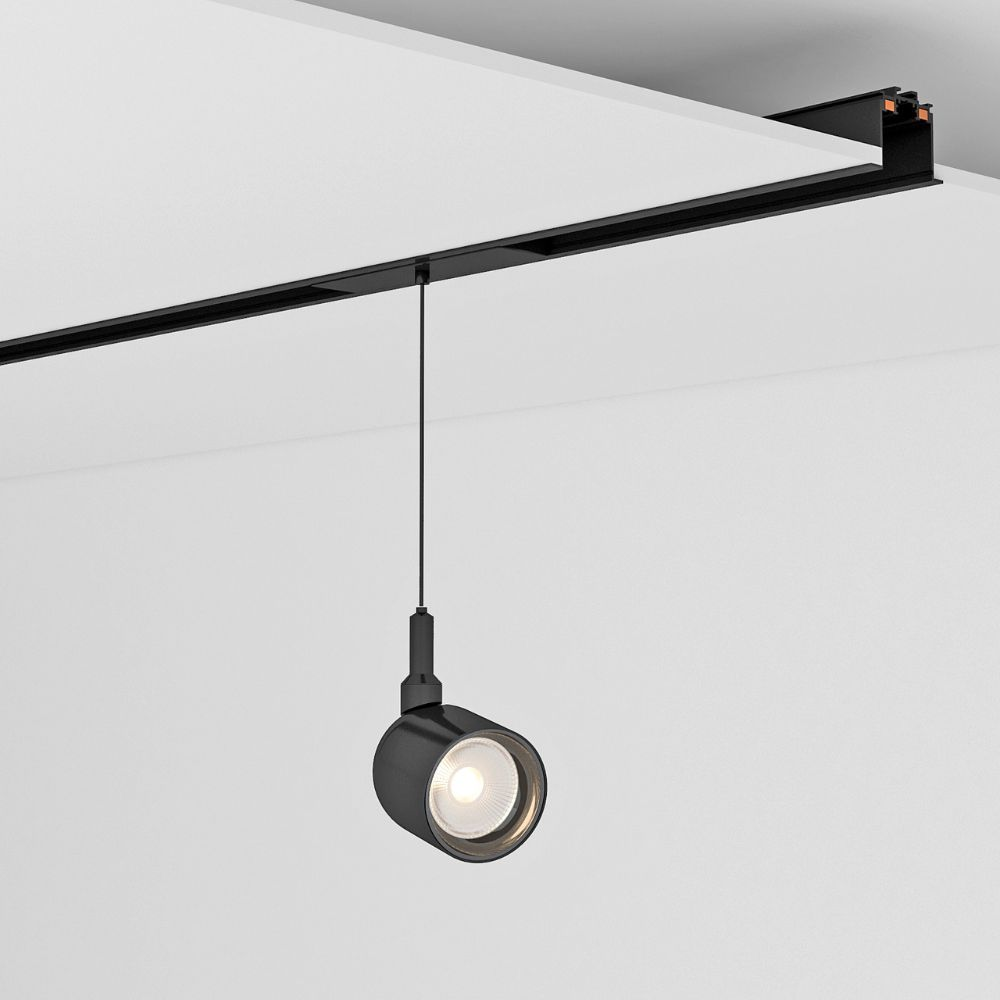 Proiector suspendat sina magnetica - Suprima Led - Slim25 ∙ 10W ∙ 3000K ∙ Negru