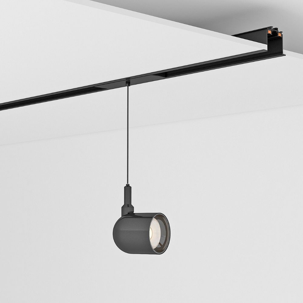 Proiector suspendat sina magnetica - Suprima Led - Slim25 ∙ 10W ∙ 4000K ∙ Negru