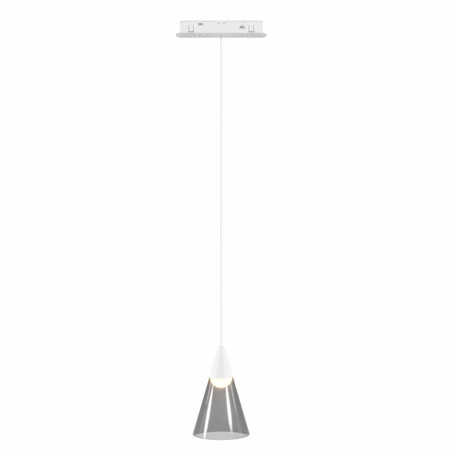 Pendul magnetic cu abajur Zigbee 6W 363lm 2700-5500K 33° dimabil Ø12cm negru Maxlight M0043Z