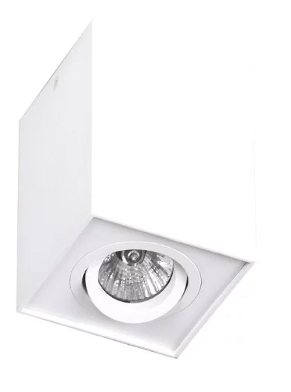 Plafonieră Basic pătrat GU10 alb Maxlight C0070