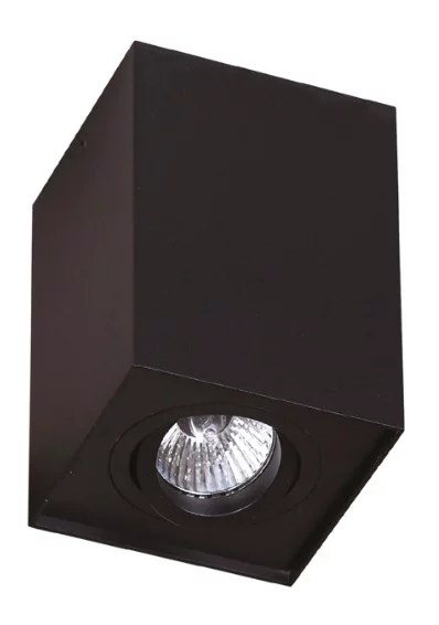 Plafonieră Basic pătrat GU10 negru Maxlight C0071