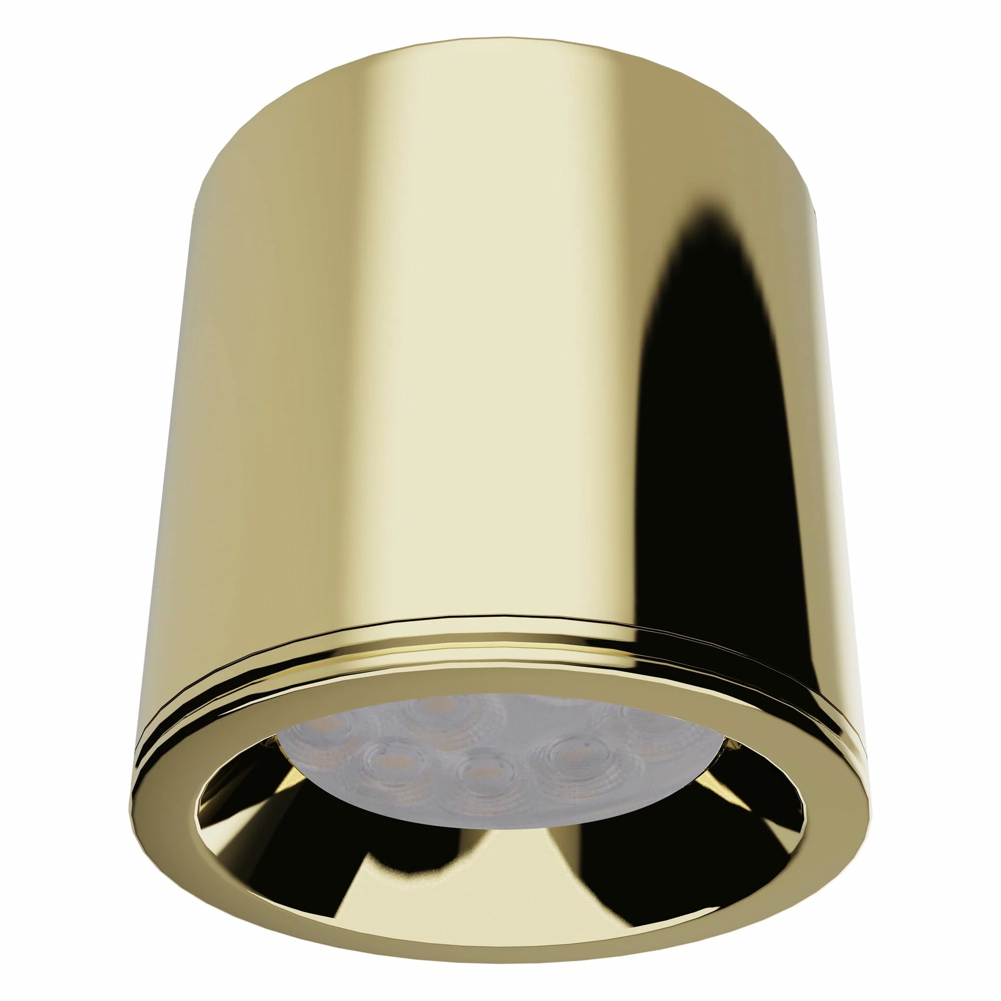 Plafonieră Form IP65 GU10 auriu periat Maxlight C0217