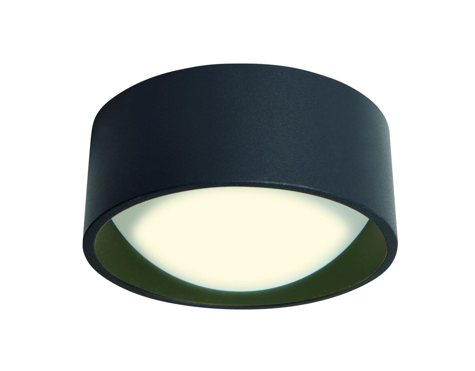 Plafonieră LED Kodak I IP44 8W 540lm 3000K 90° dimabil Ø10cm negru Maxlight C0203