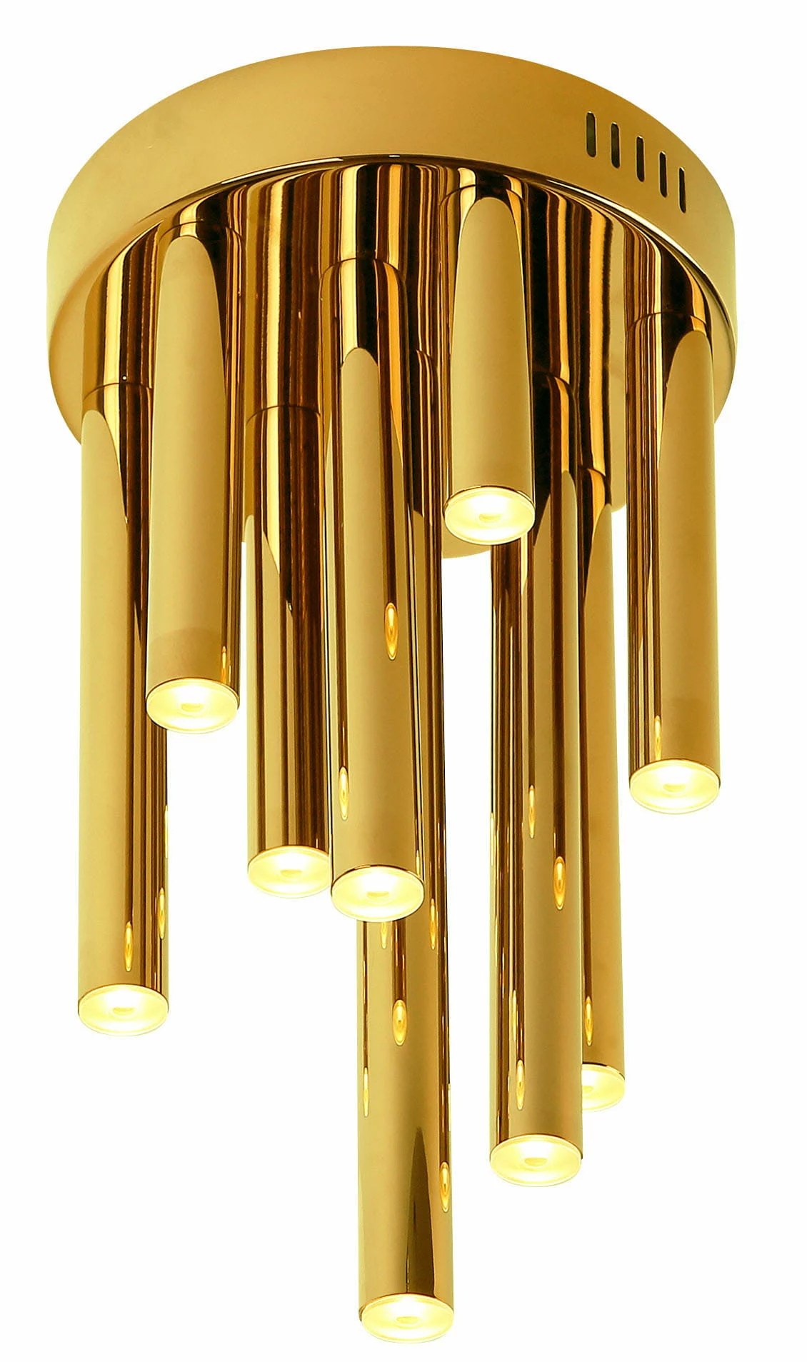 Plafonieră LED Organic 20cm 10W 600lm 3000K dimabil auriu Maxlight C0197D