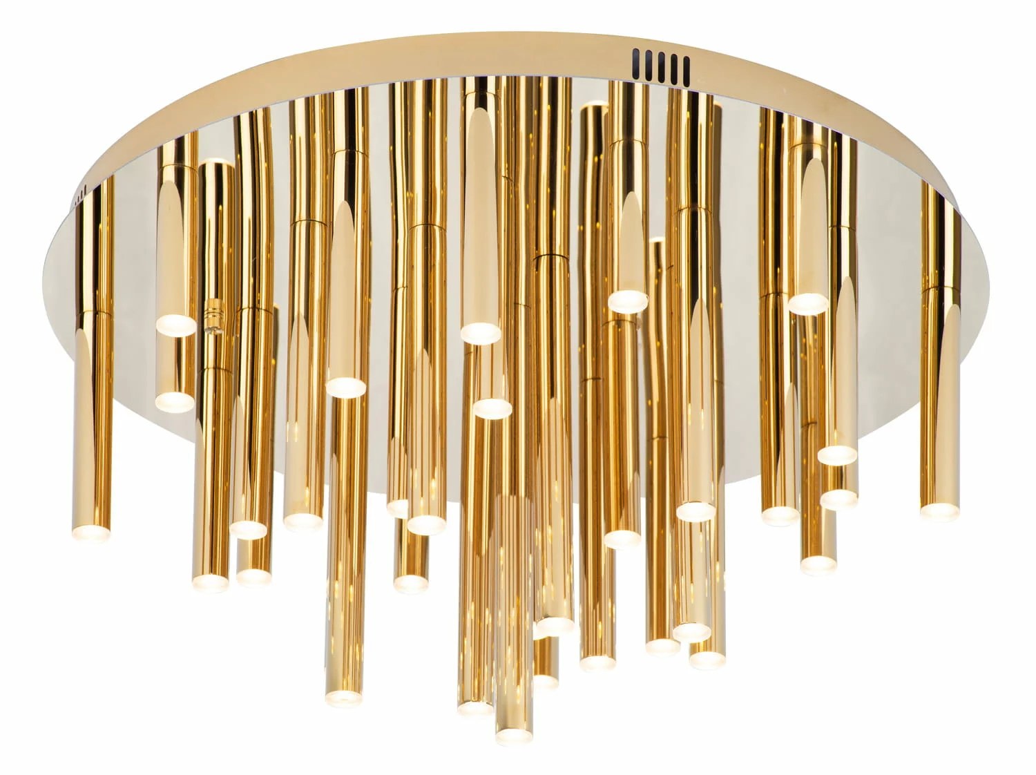 Plafonieră LED Organic 60cm 33W 1980lm 3000K dimabil auriu Maxlight C0188D