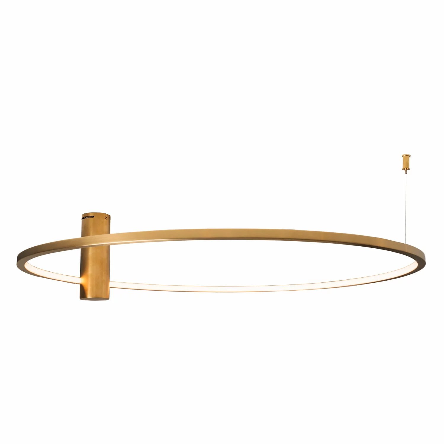 Plafonieră LED Queen 80cm 20W 1320lm 3000K dimabil auriu periat Maxlight C0240