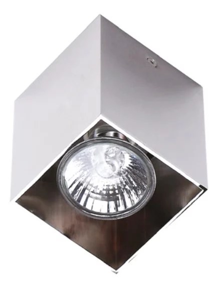 Plafonieră Pet pătrat GU10 crom Maxlight C0084