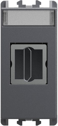 Priză HDMI, 1 modul, Lybra, titan Urmet 27450.TT