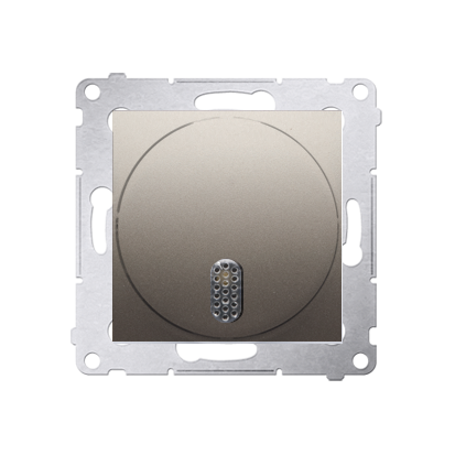 Buton sonerie 230V, gold mat metalic