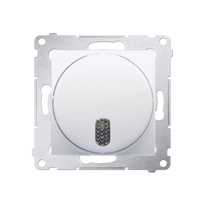 Buton sonerie 8-12V, alb