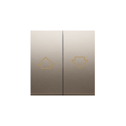 Component dublu pentru mecanisme:  SZP1M, gold mat metalic
