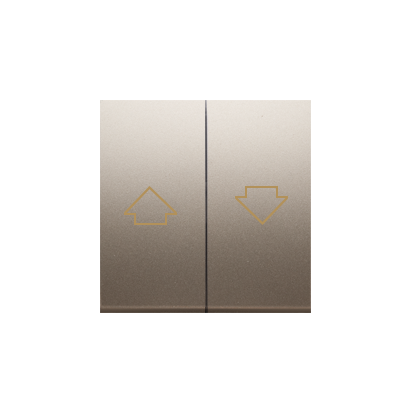 Component dublu pentru mecanisme:  SZP1WM, gold mat metalic