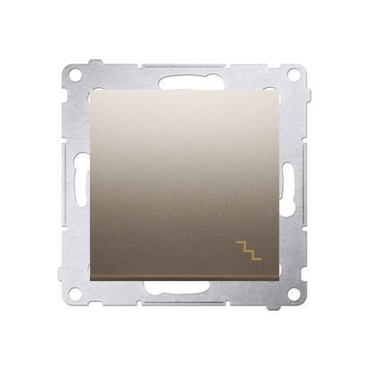 Intrerupator cap scara  10A, 250V~, conectare rapida (fitinguri push-in), gold mat metalic Aparataj, Standard German