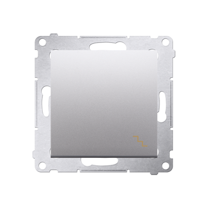 Intrerupator cap scara  10A, 250V~, conectare rapida (fitinguri push-in), silver mat metalic Aparataj, Standard German