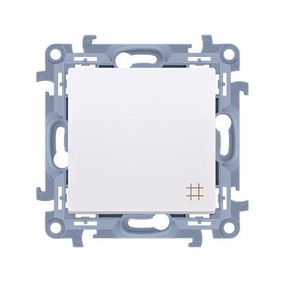 Intrerupator cruce, 10 A, 250V~, alb, borne cu surub Aparataj, Standard German