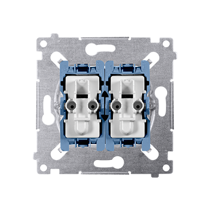 Intrerupator cruce dublu  10A, 250V~, conectare rapida