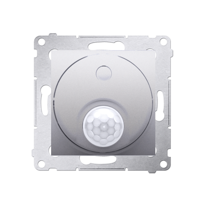 Intrerupator cu releu si senzor de miscare,  8 (2) A, 230V, nec esita instalatie cu 3 fire, silver mat metalic Aparataj, Standard German