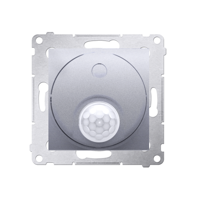 Intrerupator cu releu si senzor de miscare, cu protectie impotriva accesului neautorizat necesita instalatie 3 fire, silver mat Aparataj, Standard German