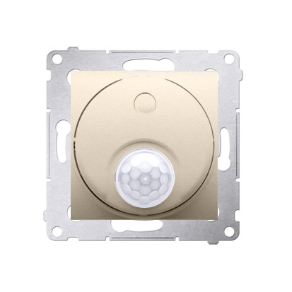 Intrerupator cu  senzor de miscare,  20-500W, gold mat metalic