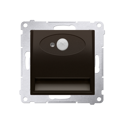 Luminator LED cu senzor de miscare 230V, bronz mat metallic