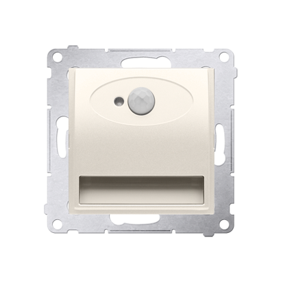 Luminator LEDcu senzor de miscare 230V, crem