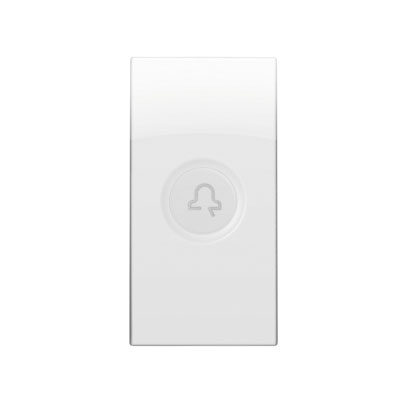 nea - Capac iluminat cu simbol "sonerie", 1 mod,Alb Glaciar