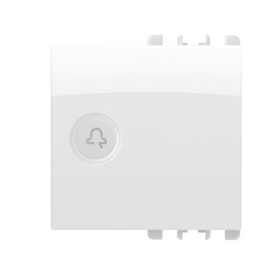 nea - Capac iluminat cu simbol "sonerie", 2 mod,Alb Glaciar