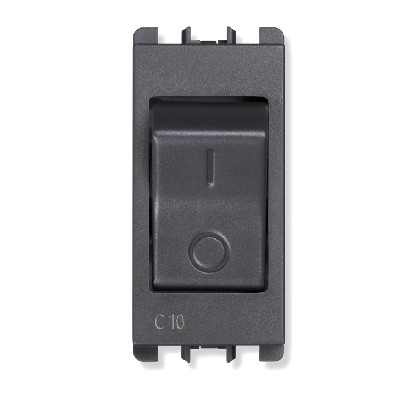 nea - Comutator magnetic termic automat 1P+N 10A Antracit