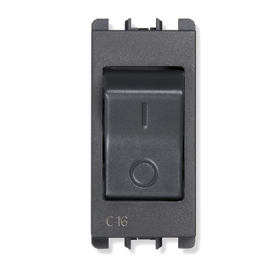 nea - Comutator magnetic termic automat 1P+N 16A Antracit
