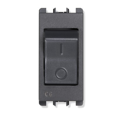 nea - Comutator magnetic termic automat 1P+N 6A Antracit