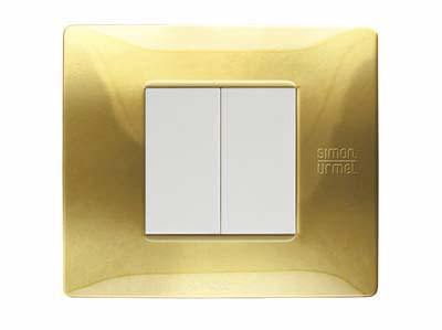 nea - Flexa rama ornamentala 2 mod tecnopolimero (plastic) Auriu Lucios Aparataj, Modular