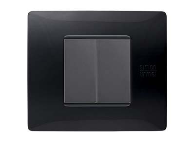 nea - Flexa rama ornamentala 2 mod tecnopolimero (plastic) Negru Absolut