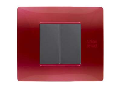 nea - Flexa rama ornamentala 2 mod tecnopolimero (plastic) Rosu