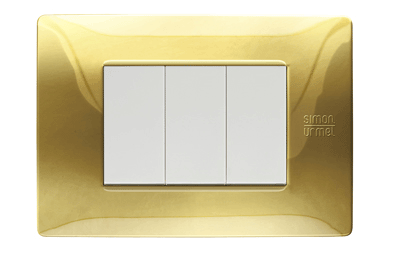 nea - Flexa rama ornamentala 3 mod tecnopolimero (plastic) Auriu Lucios Aparataj, Modular