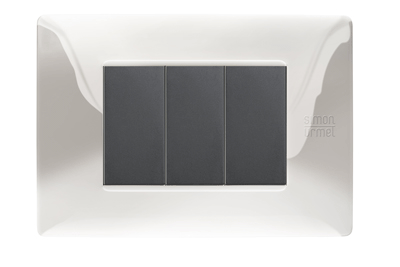 nea - Flexa rama ornamentala 3 mod tecnopolimero (plastic) Inox Lucios Aparataj, Modular