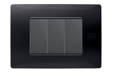 nea - Flexa rama ornamentala 3 mod tecnopolimero (plastic) Negru Absolut