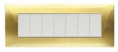 nea -  Flexa rama ornamentala 7 mod tecnopolimero (plastic) Auriu Lucios Aparataj, Modular