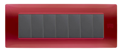 nea -  Flexa rama ornamentala 7 mod tecnopolimero (plastic) Rosu Aparataj, Modular