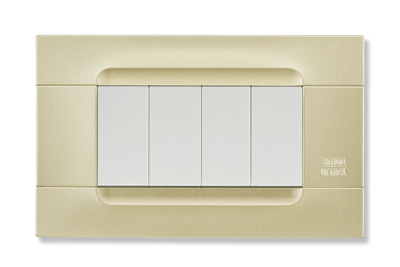 nea - Kadra monocrom rama ornamentala 4 mod tecnopolimero (plastic) Auriu