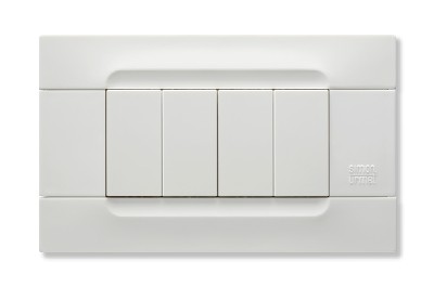 nea - Kadra monocrom rama ornamentala 4 mod tecnopolimero (plastic) seria Alb Alb Helsinki