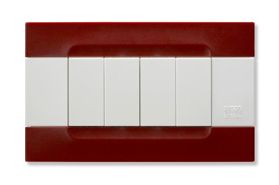 nea - Kadra monocrom rama ornamentala 4 mod tecnopolimero (plastic) seria Alb Rosu Beijing